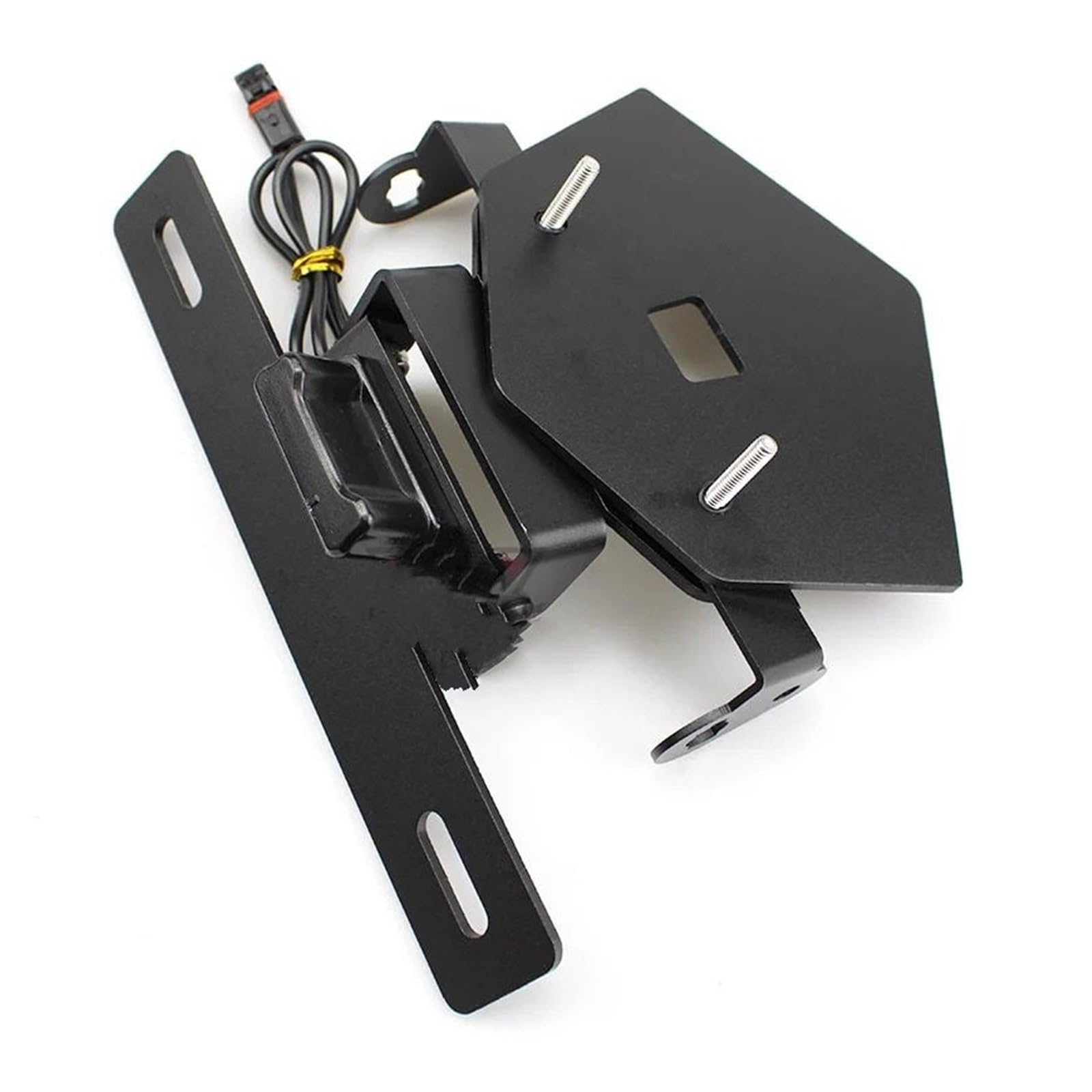Kennzeichenhalter Kennzeichenhalter Motorrad Passend für BMW S1000R M1000RR 2019-2023 Verstellbarer kurzer Kennzeichenhalter.(130-185mm) von EGUIAS