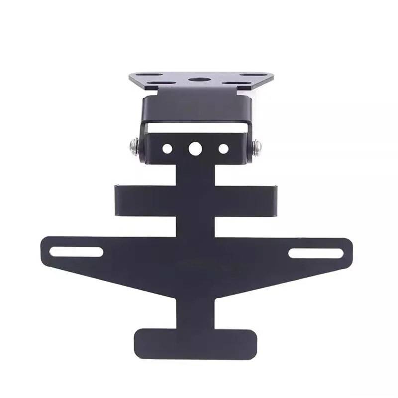 Kennzeichenhalter Klappbarer Kennzeichenhalter, Motorrad-Fender-Eliminator-Halterung mit Blinkerlöchern, passend für CFMOTO 400NK 650NK(B Turn Signal Hole) von EGUIAS