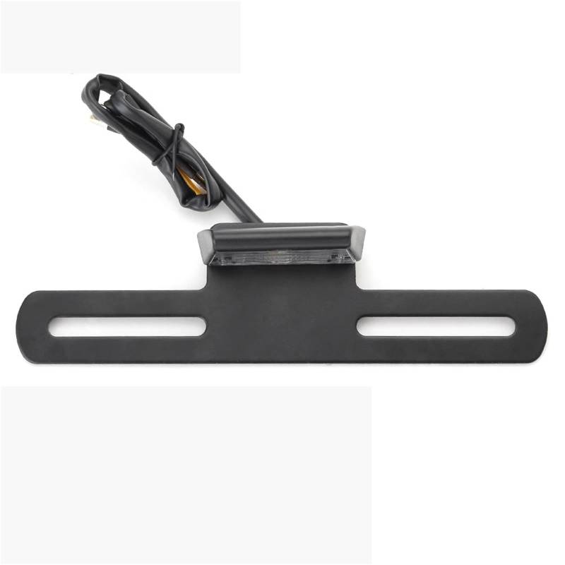Kennzeichenhalter Motorrad Aluminium Kennzeichen Halter Halterung Unterstützung LED Licht Motorrad Roller Kennzeichen Licht von EGUIAS