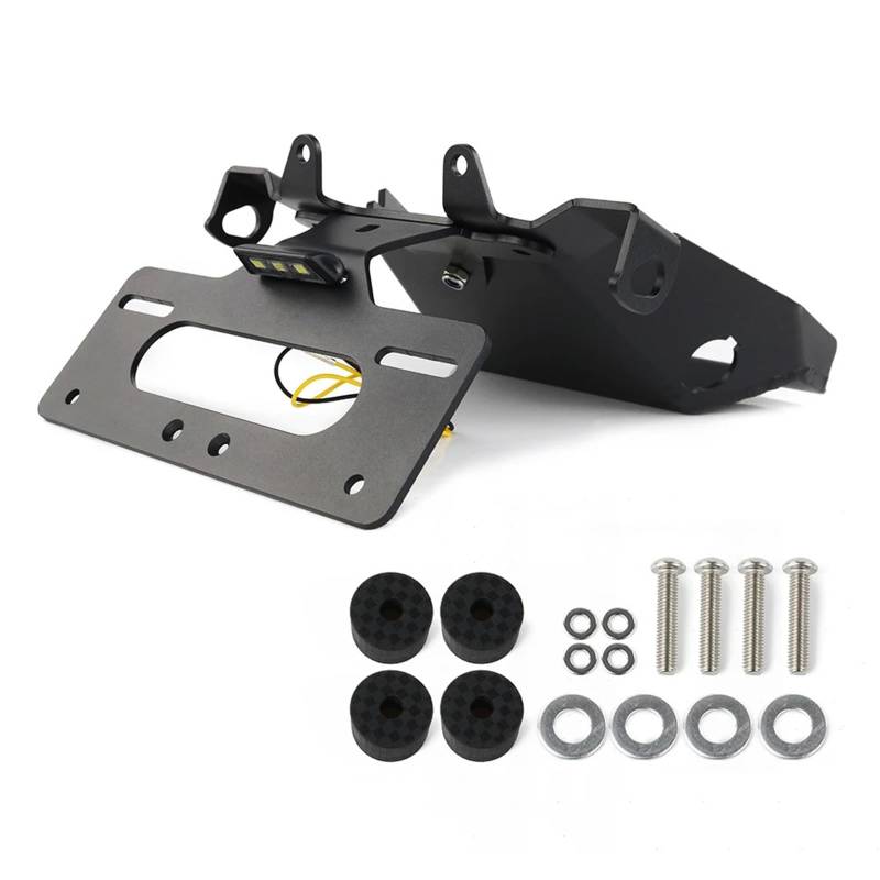 Kennzeichenhalter Motorrad Fit Für Ducati Monster 696 1100 EVO 795 659 796 Kennzeichen Halter Halterung Mit Licht Fender Eliminator von EGUIAS