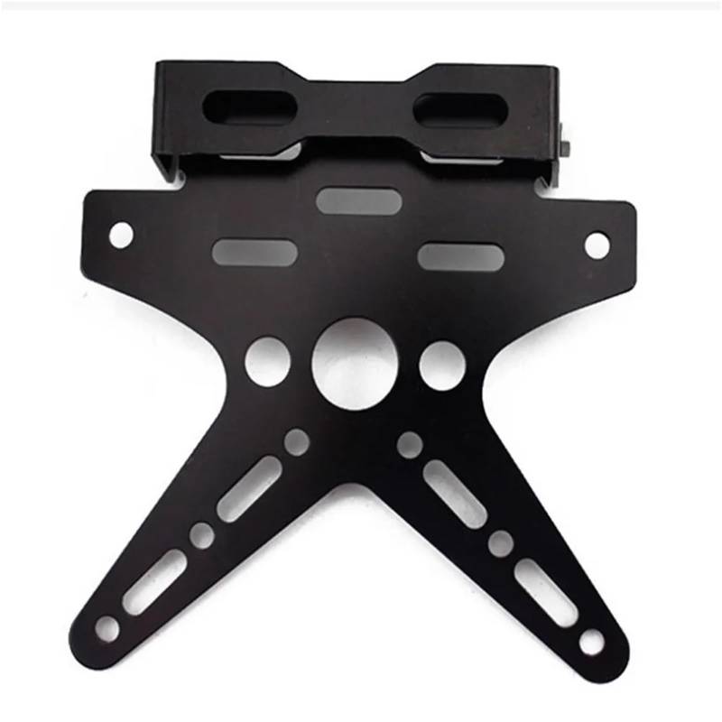 Kennzeichenhalter Motorrad Kennzeichen Fit Für BMW F700GS F800GS Abenteuer C600 Sport C650 Sport C650GT F650GS(Black) von EGUIAS