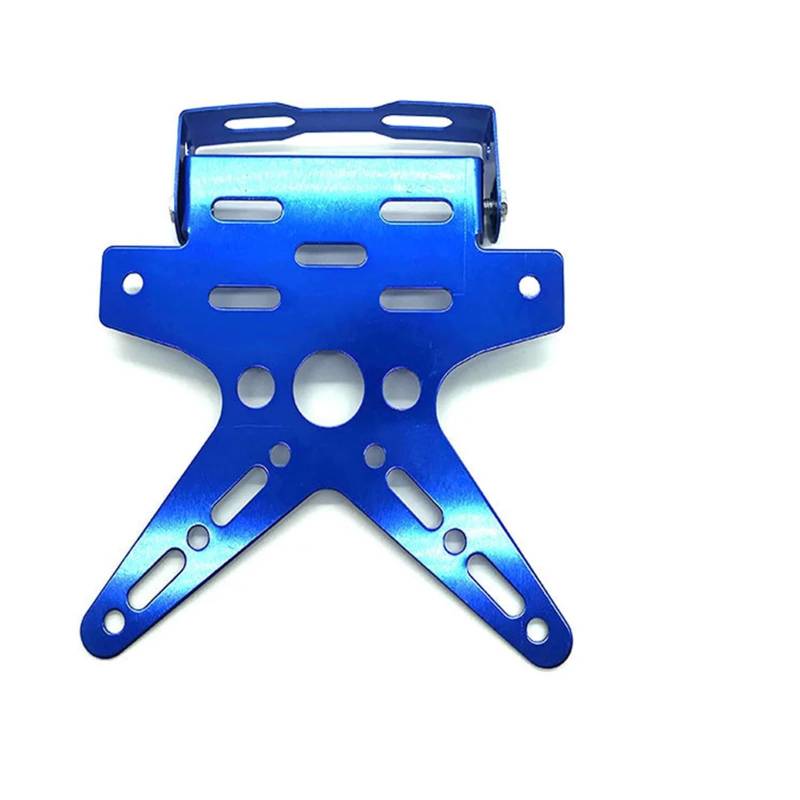 Kennzeichenhalter Motorrad Kennzeichen Fit Für BMW F700GS F800GS Abenteuer C600 Sport C650 Sport C650GT F650GS(Blue) von EGUIAS