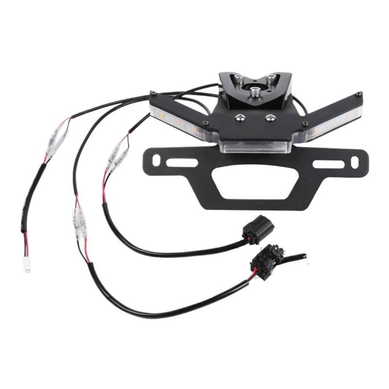 Kennzeichenhalter Motorrad Kennzeichen Halter Fit Für Yamaha YZF R1 R1M R1S Fender Eliminator Kit Blinker Licht(1 Set) von EGUIAS