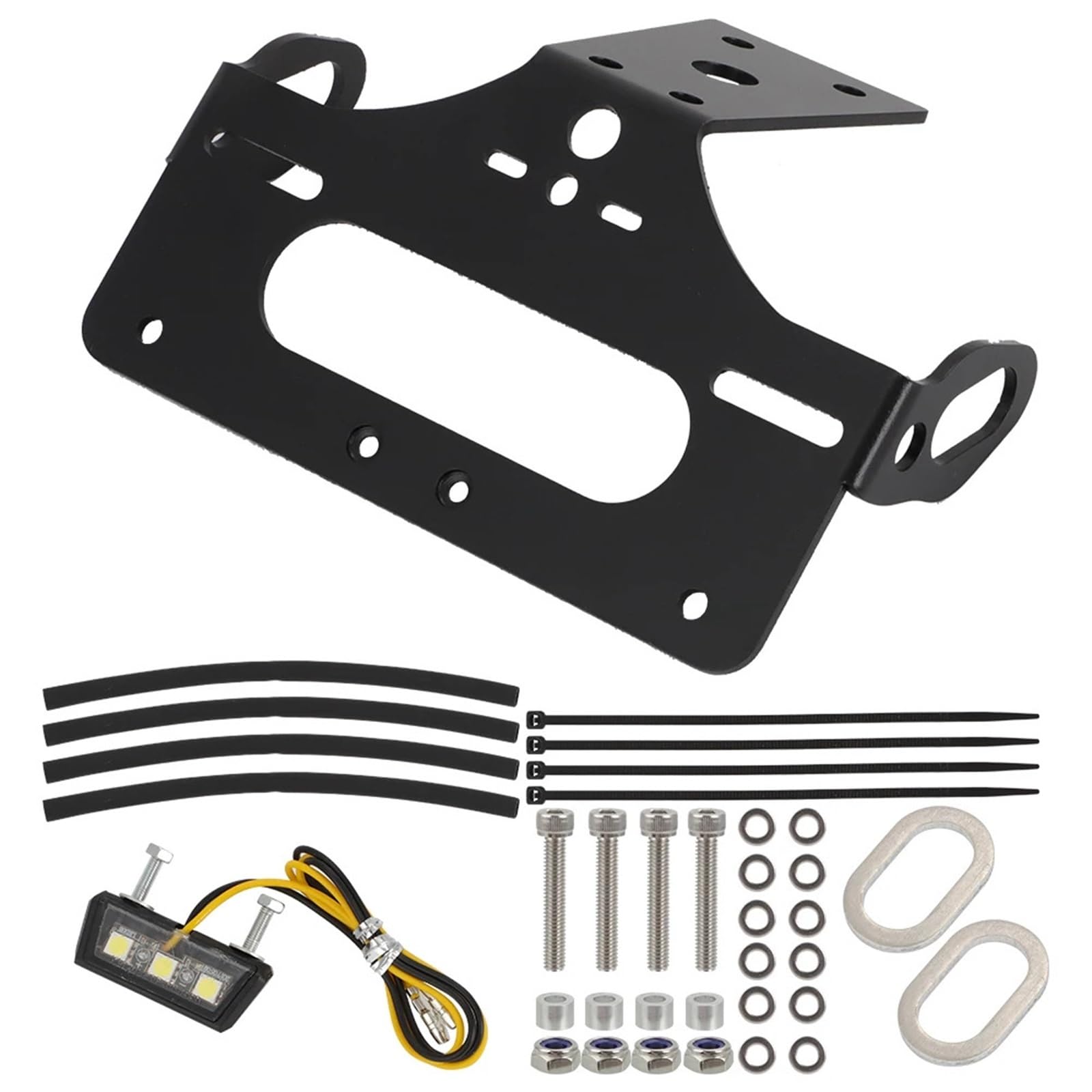 Kennzeichenhalter Motorrad Kennzeichen Halter Halterung Fit Für Honda CBR500R CB500F 2016-2024 CB500 Hornet 2024 Hinten Fender Eliminator Kennzeichenhalter Motorrad Kennzeichen Halter Halterung Fit Für Honda CBR500R CB500F 2016-2024 CB500 Hornet 2024 Hinten Fender Eliminator von EGUIAS