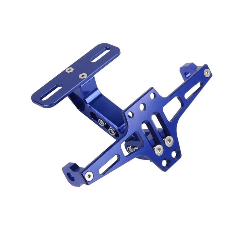 Kennzeichenhalter Motorrad-Kennzeichenhalter Nummernschildhalterung Passend für BMW R1200GS Passend für Yamaha MT07 MT10 Passend für Kawasaki Z750 Z800(Blue) von EGUIAS