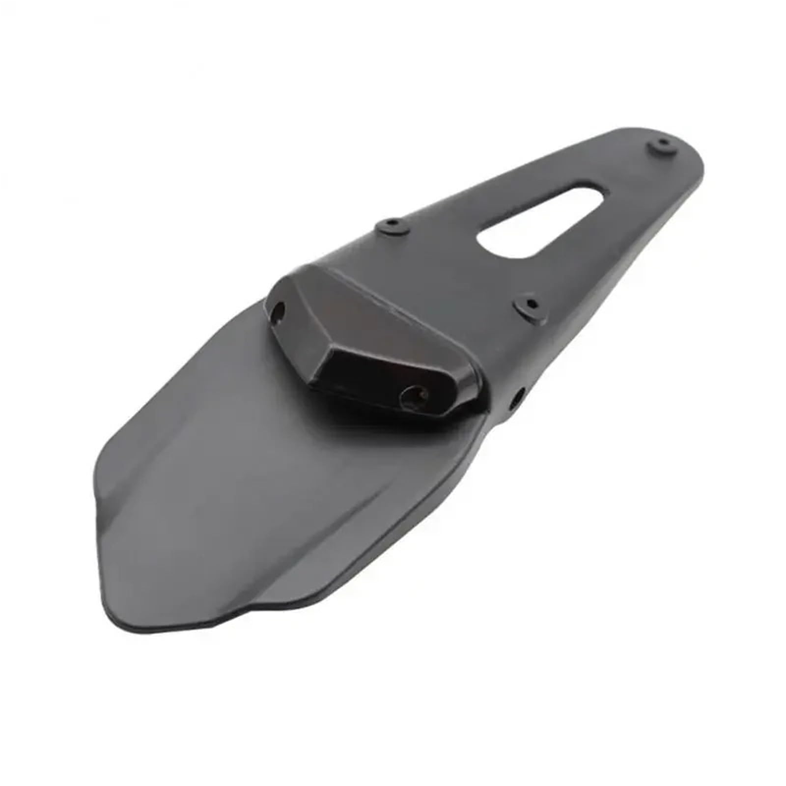 Kennzeichenhalter Motorrad-Kennzeichenhalter hinten mit 12-V-LED-Rücklicht-Bremsleuchte passend für Enduro-Off-Road-Bike(Black Brake Lamp) von EGUIAS