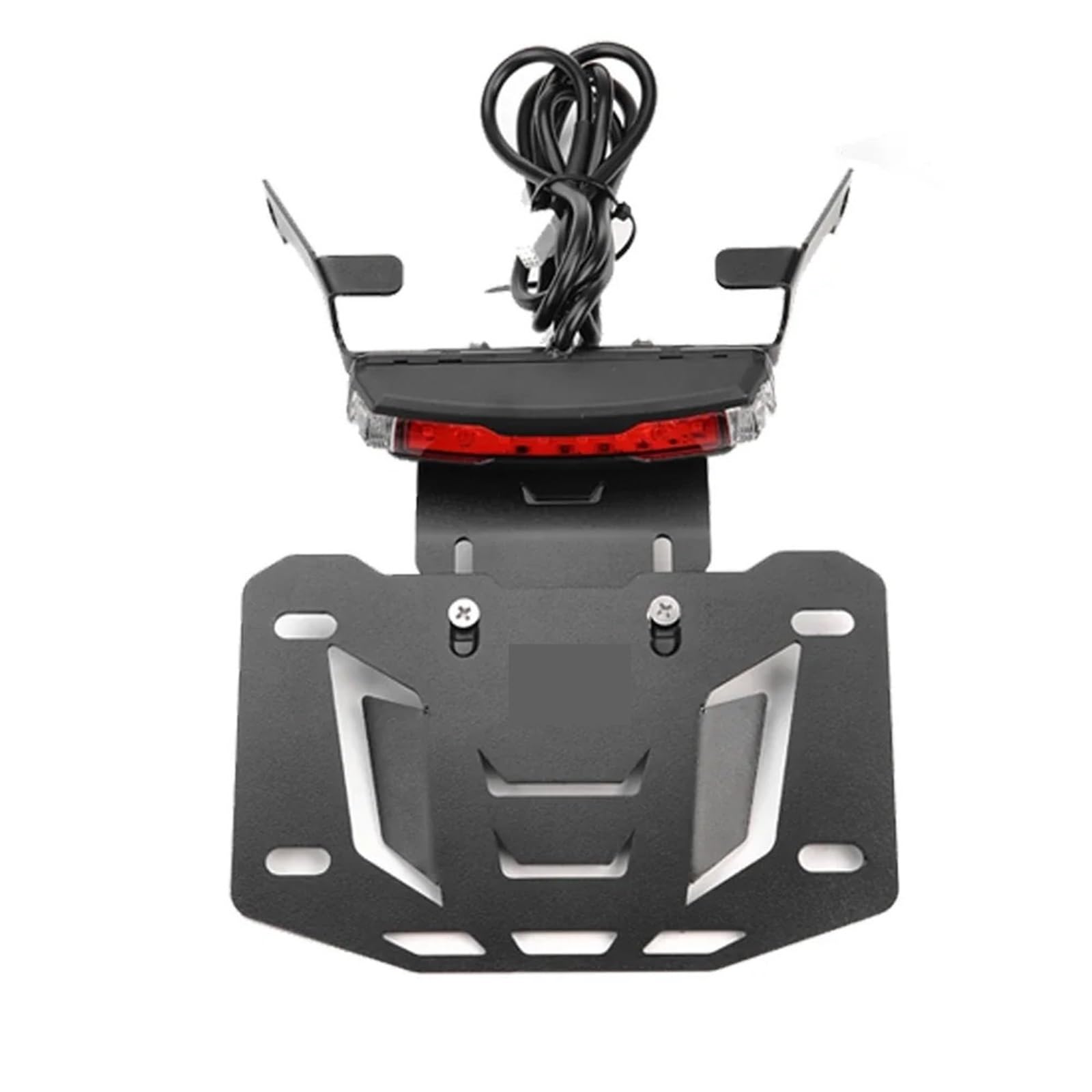 Kennzeichenhalter Motorrad-Kennzeichenhalterhalterung mit LED-Signallicht, hinterer Kennzeichenrahmen-Kotflügelsatz, passend für Sportster S 1250 2021–2025 Kennzeichenhalter Motorrad-Kennzeichenhalterhalterung mit LED-Signallicht, hinterer Kennzeichenrahmen-Kotflügelsatz, passend für Sportster S 1250 2021–2025 von EGUIAS