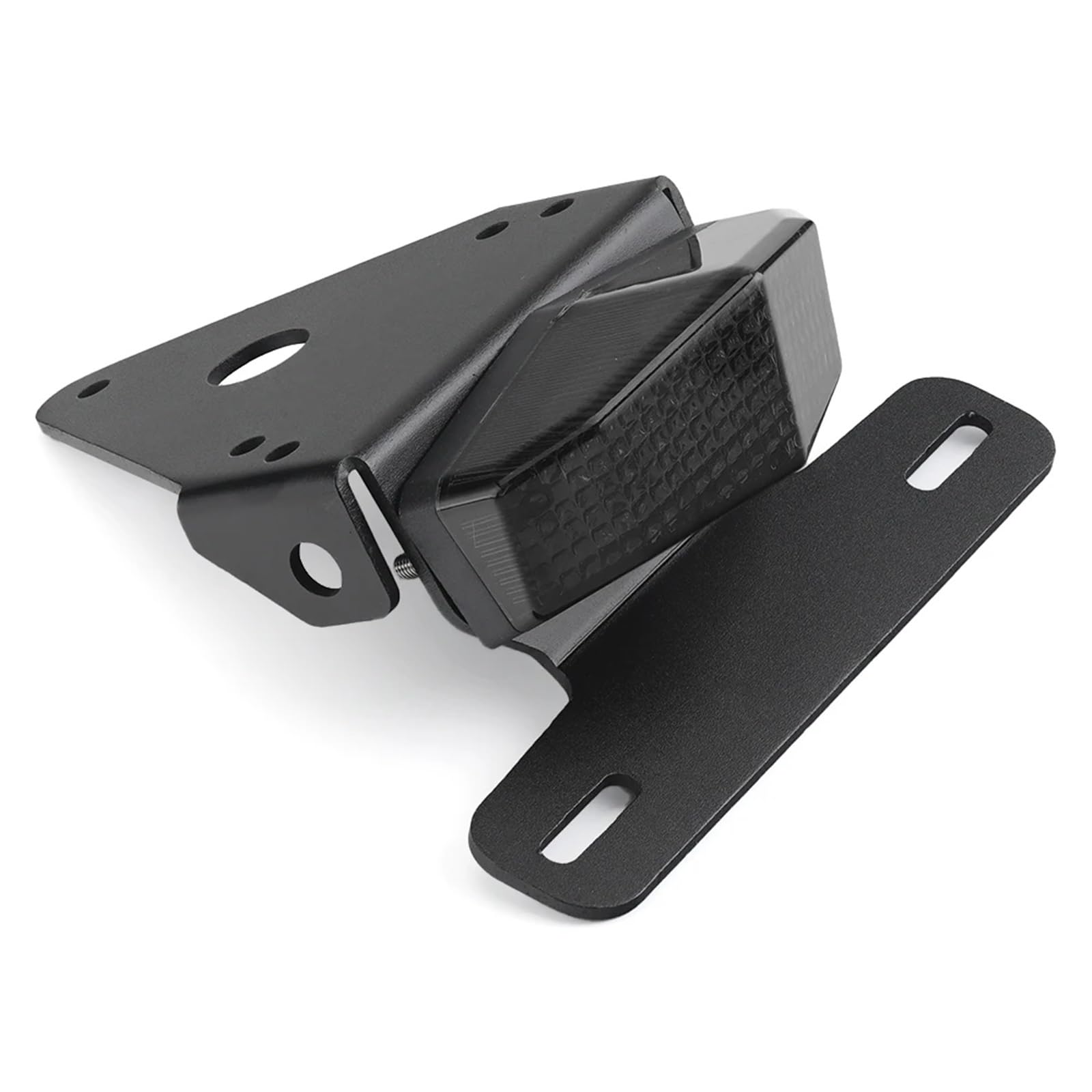 Kennzeichenhalter Motorrad Kotflügel Kennzeichenhalter LED Rücklicht Fit Für Honda XR 250R/400R XR250R XR400R 1996-2008 Fit Für Motard(Black) von EGUIAS