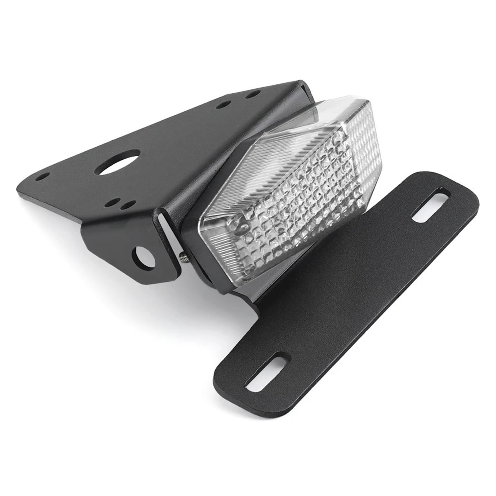Kennzeichenhalter Motorrad Kotflügel Kennzeichenhalter LED Rücklicht Fit Für Honda XR 250R/400R XR250R XR400R 1996-2008 Fit Für Motard(Clear) von EGUIAS