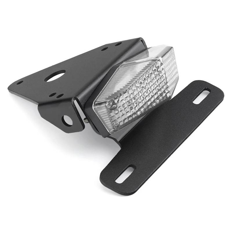 Kennzeichenhalter Motorrad Kotflügel Kennzeichenhalter LED Rücklicht Fit Für Honda XR 250R/400R XR250R XR400R 1996-2008 Fit Für Motard(Clear) von EGUIAS