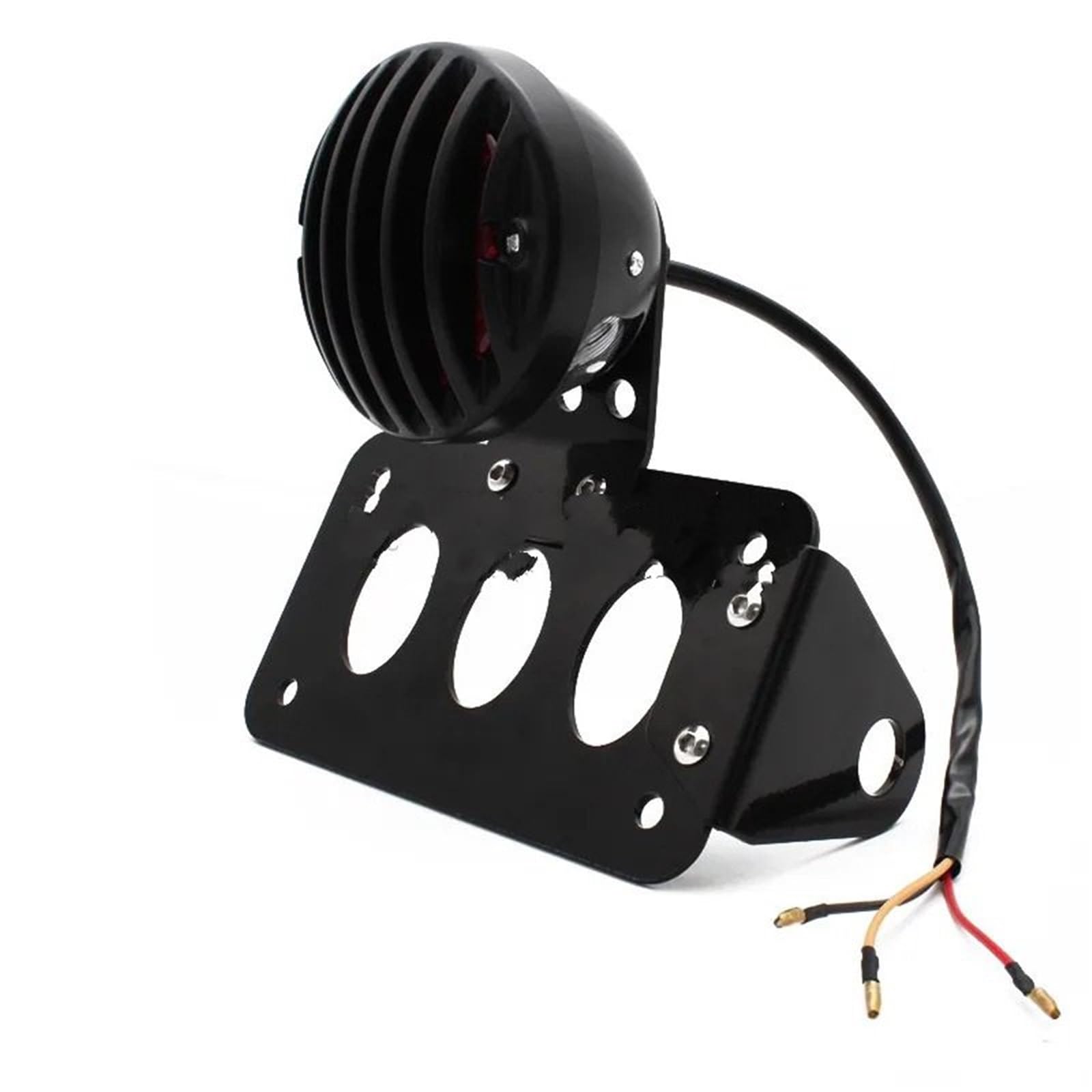 Kennzeichenhalter Motorrad-Seitenmontage-Kennzeichenhalterung Passend für Harley Sportster S Passend für Bobber Chopper Rücklicht(1 Set) von EGUIAS