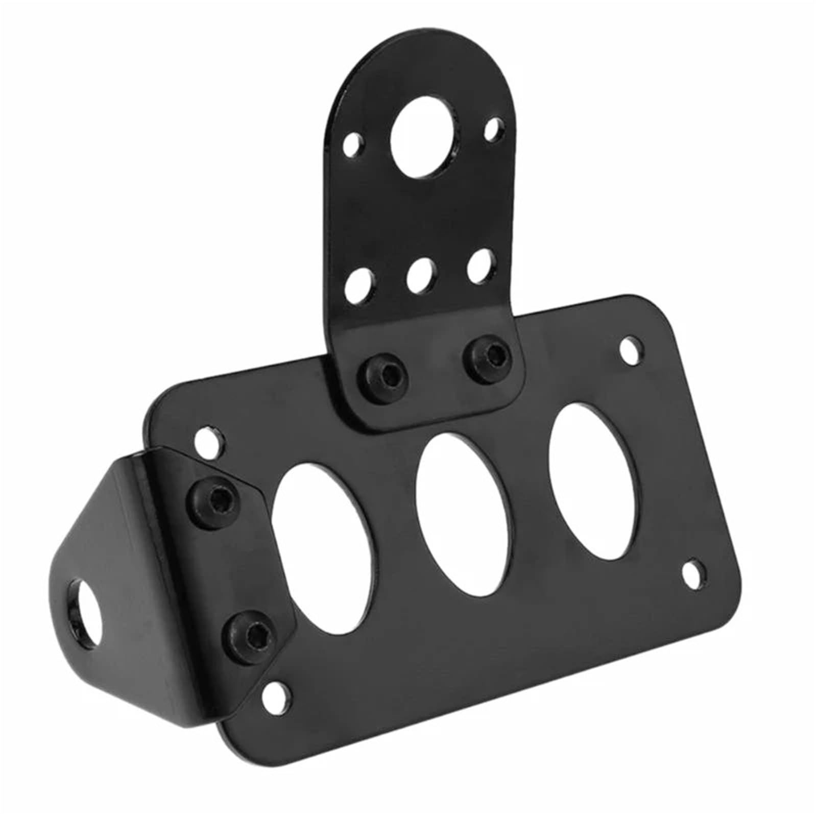 Kennzeichenhalter Motorrad Seitlich Montiert Rücklicht Rahmen Kennzeichen Halterung Retro Metall Motorrad Zubehör Kennzeichenhalter Motorrad Seitlich Montiert Rücklicht Rahmen Kennzeichen Halterung Retro Metall Motorrad Zubehör von EGUIAS