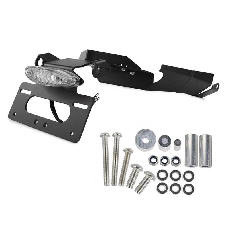 Kennzeichenhalter Passend für BMW F900R F900XR F900 R/XR 2020-2024 Motorrad-Kennzeichenhalter, Heck-Ordnungs-Fender-Eliminator-Kit(Clear) von EGUIAS