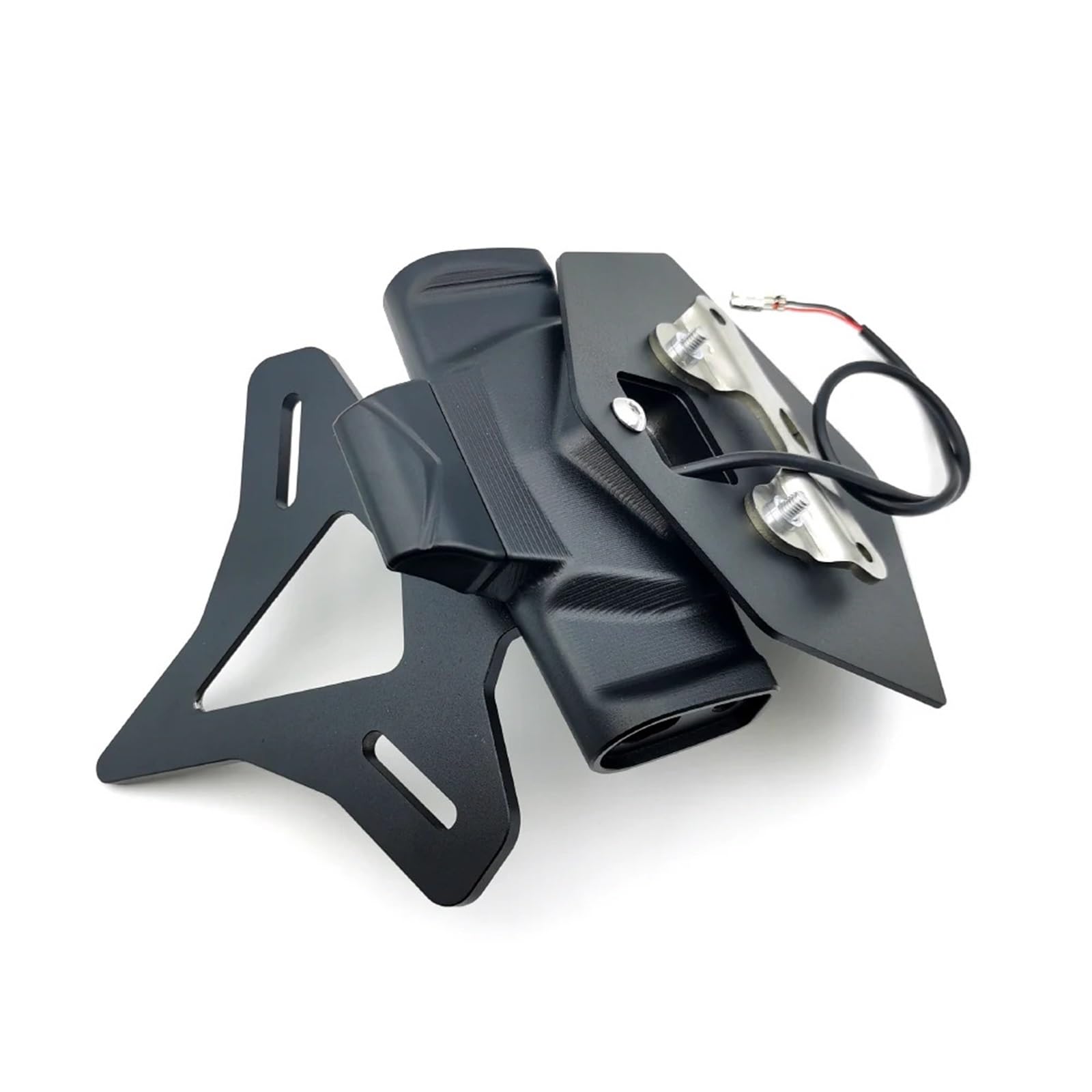 Kennzeichenhalter Passend für BMW S1000RR 2019–2024 und S1000R 2021–2024 Motorrad-Kennzeichenhalter, Fender Eliminator-Halterung mit LED(1) von EGUIAS