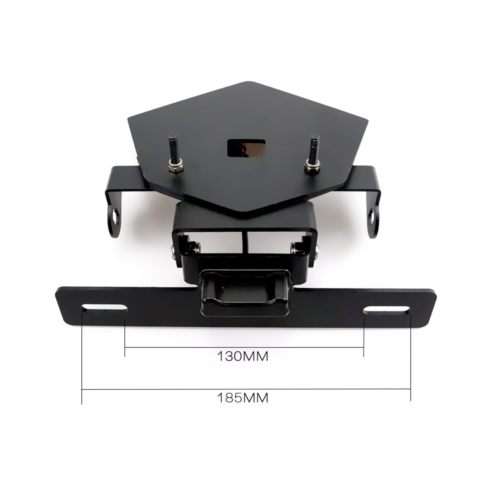 Kennzeichenhalter Passend für BMW S1000RR S1000R M1000RR 2019-2023 S1000RR Kennzeichenhalter Motorrad Heck Tidyadjustable Kurzhalter(130-185mm) von EGUIAS