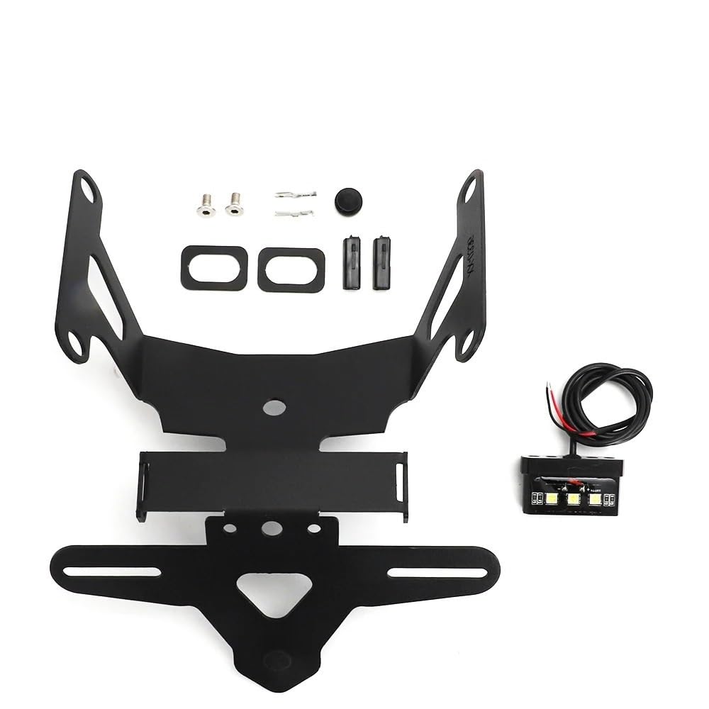 Kennzeichenhalter Passend für Honda CB650R CBR650 CBR650R 2019-2023 Motorrad-Kennzeichenhalterung Nummernhalter Rücklichthalterung Zubehör(CB650 2021-2023) von EGUIAS