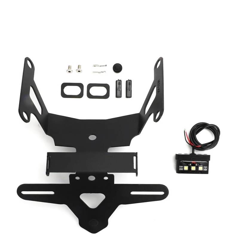 Kennzeichenhalter Passend für Honda CB650R CBR650 CBR650R 2019-2023 Motorrad-Kennzeichenhalterung Nummernhalter Rücklichthalterung Zubehör(CB650 2021-2023) von EGUIAS