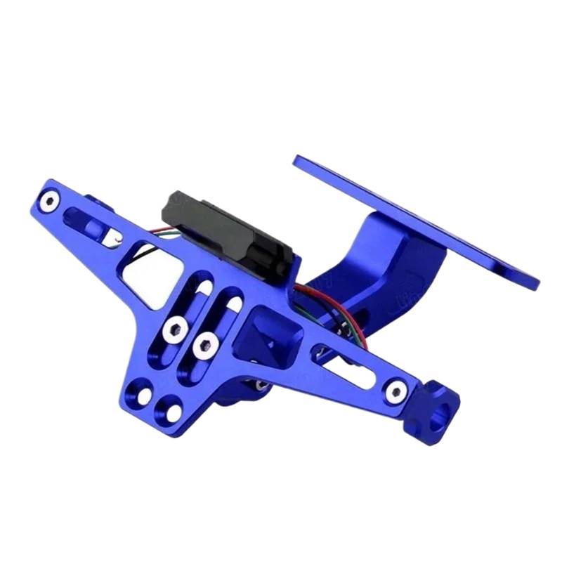 Kennzeichenhalter Passend für Honda Yamaha MT07 MT09 MT10 R1. Passend für Kawasaki Z750 Z800. Motorrad-Kennzeichenhalter hinten.(Blue) von EGUIAS