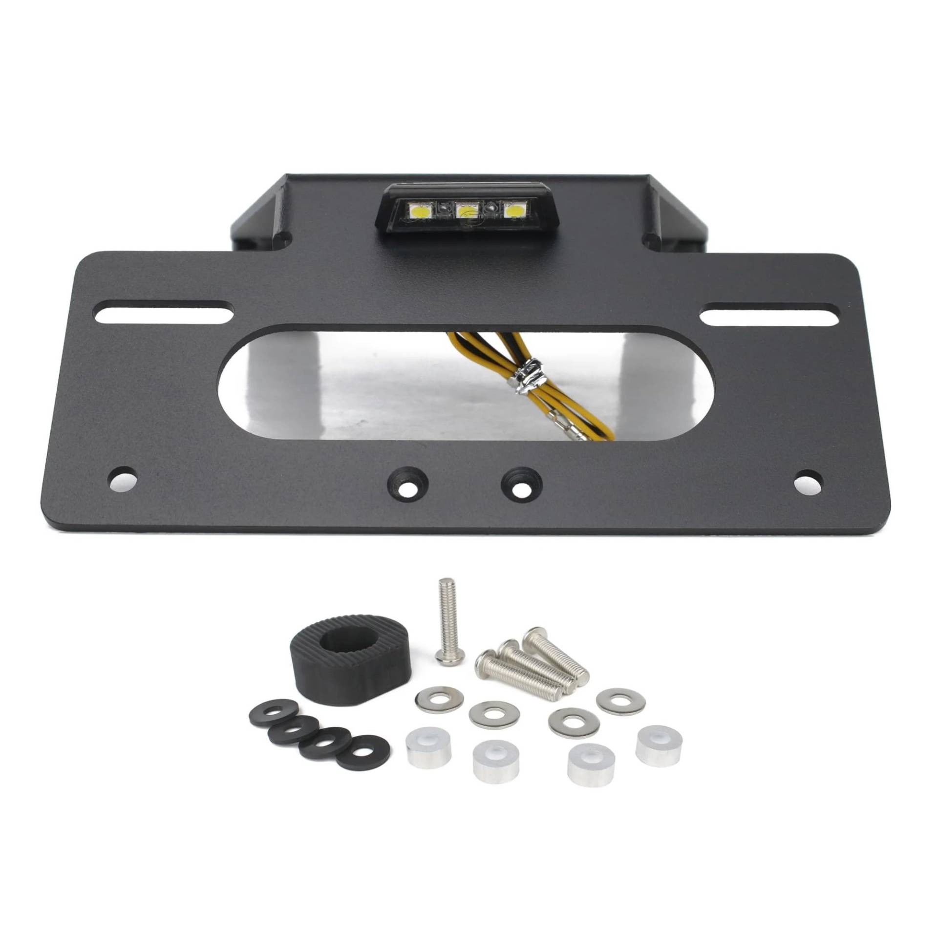 Kennzeichenhalter Passend für Husqvarna 701 Svartpilen 2019–2022. Hintere Kennzeichenhalterung mit leichtem Heck-Fender-Eliminator.(Without Reflector) von EGUIAS