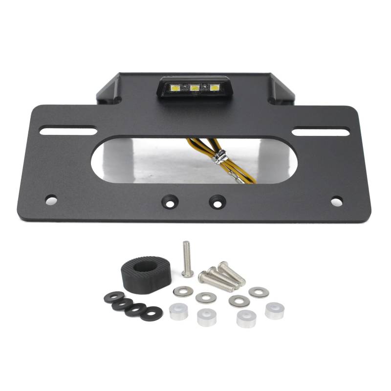 Kennzeichenhalter Passend für Husqvarna 701 Svartpilen 2019–2022. Hintere Kennzeichenhalterung mit leichtem Heck-Fender-Eliminator.(Without Reflector) von EGUIAS