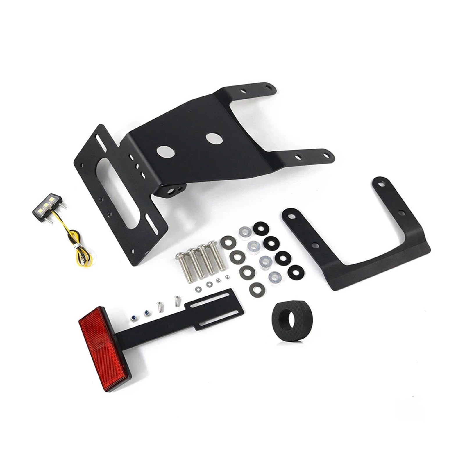 Kennzeichenhalter Passend für Husqvarna 701 Svartpilen 2019–2022. Hintere Kennzeichenhalterung mit leichtem Heck-Fender-Eliminator.(with Reflector) von EGUIAS