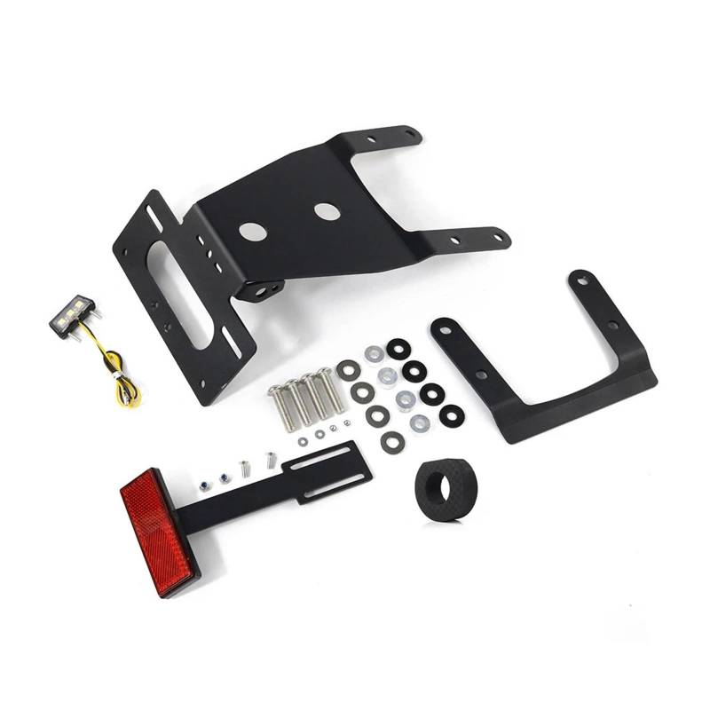 Kennzeichenhalter Passend für Husqvarna 701 Svartpilen 2019–2022. Hintere Kennzeichenhalterung mit leichtem Heck-Fender-Eliminator.(with Reflector) von EGUIAS
