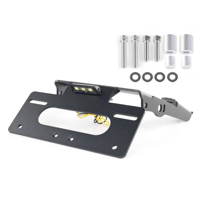 Kennzeichenhalter Passend für Husqvarna VitPilen 401 SvartPilen 401 250 200 125. Hinterer Kennzeichenhalter, Licht, Schwanz, ordentlich, Fender-Eliminator von EGUIAS
