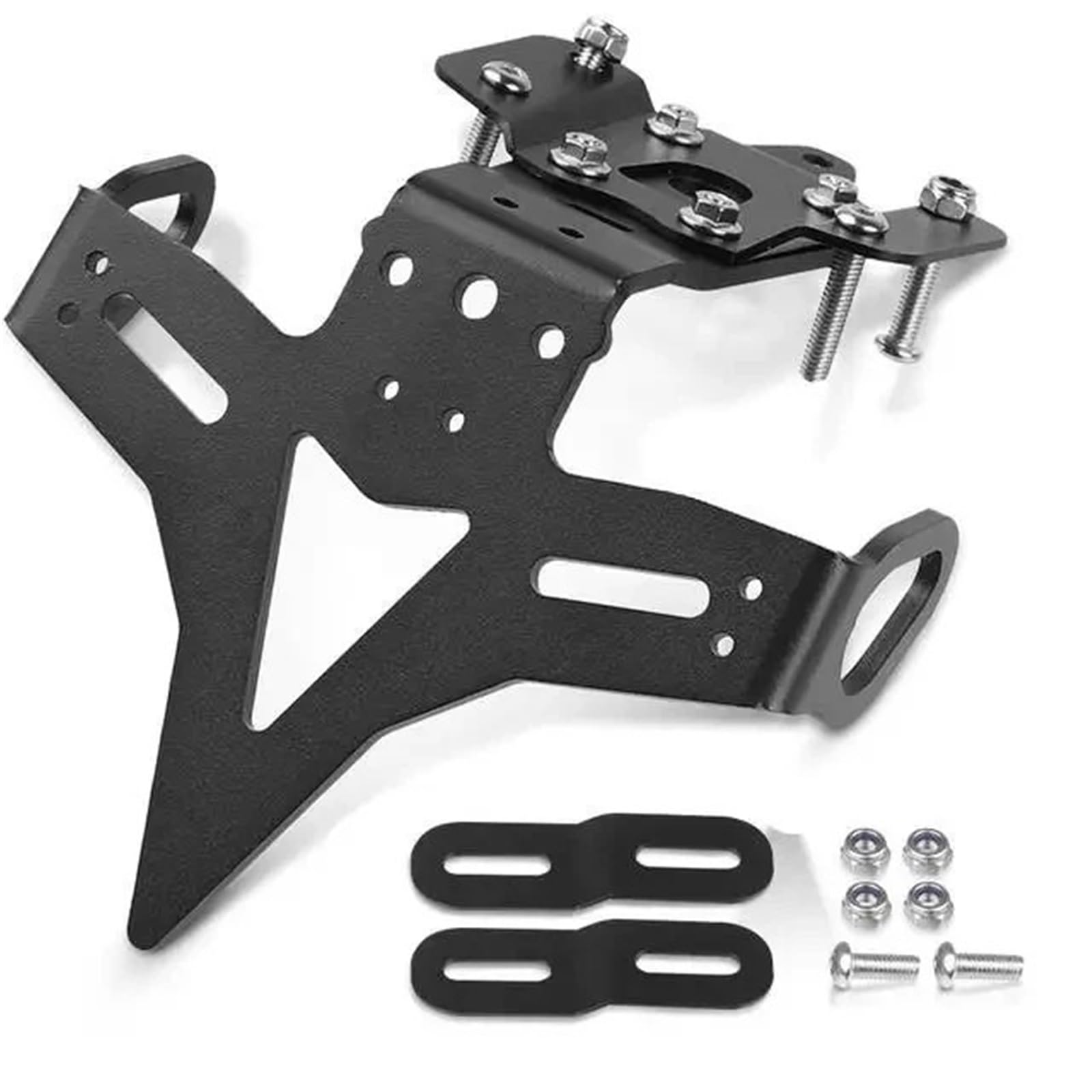 Kennzeichenhalter Passend für Yamaha MT-07 FZ07 2014–2024. Kennzeichenhalter-Halterung mit LED-Kennzeichenbeleuchtung.(Support) von EGUIAS