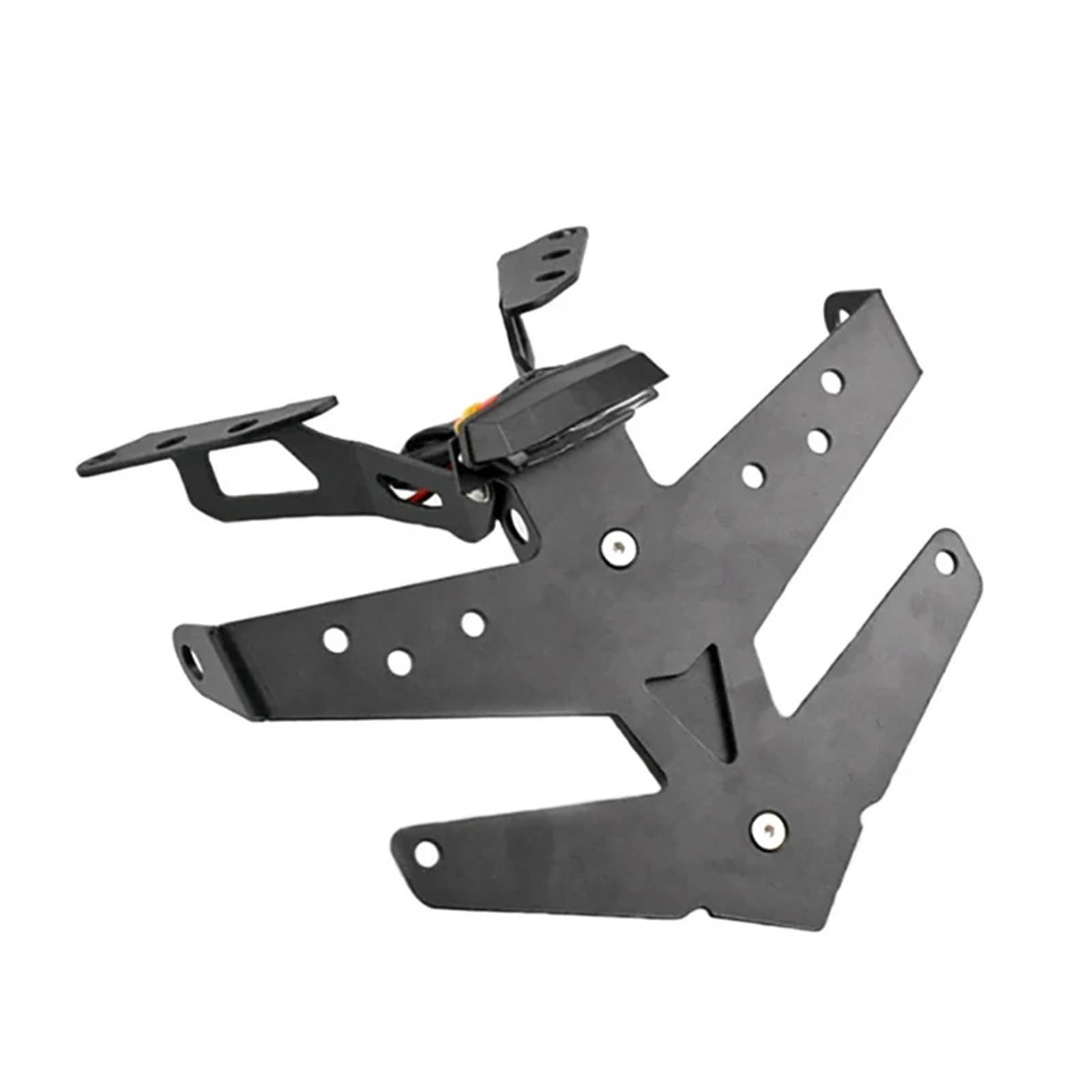 Kennzeichenhalter Passend für Yamaha TMAX 560 2022-2024 Motorrad-Kennzeichenhalter Kennzeichenrahmen LED-Licht Heckrahmen Kotflügelhalterung Kennzeichenhalter Passend für Yamaha TMAX 560 2022-2024 Motorrad-Kennzeichenhalter Kennzeichenrahmen LED-Licht Heckrahmen Kotflügelhalterung von EGUIAS