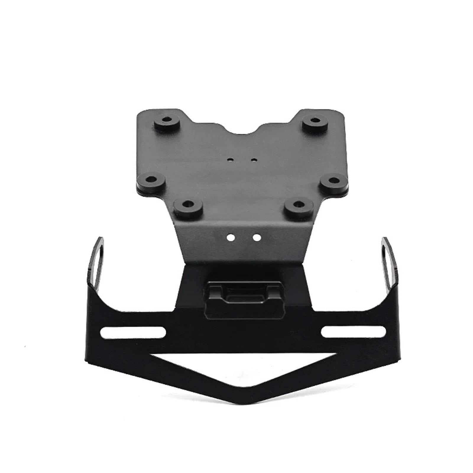 Kennzeichenhalter Passend für Yamaha Tenere 700 XTZ 700 T700 T7 2019-2024 LED-Licht Heck Ordentlich Kotflügel Motorrad Kennzeichenhalter Halterung(Black for TENERE700) von EGUIAS