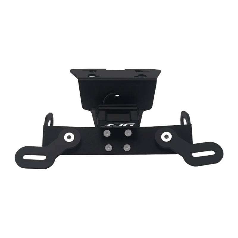 Kennzeichenhalter Passend für Yamaha XJ6 Motorrad Kennzeichenhalter Halterung Fender Eliminator mit LED-Licht XJ6N XJ6S FZ6R 2009-2017(XJ6 Mark) von EGUIAS