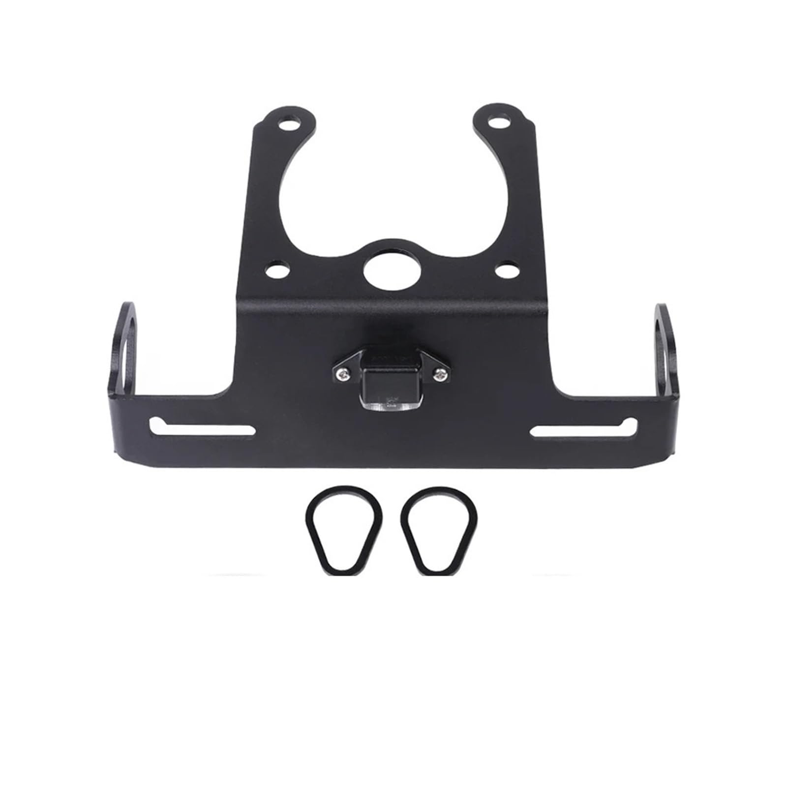 Kennzeichenhalter Registrierung Kennzeichenhalter LED-Licht Fit Für Yamaha FZ1N FZ1 FZ8 N/S Fazer FZ1N FZ8N Motorrad Heck Ordentlich Kotflügel(Type A) von EGUIAS