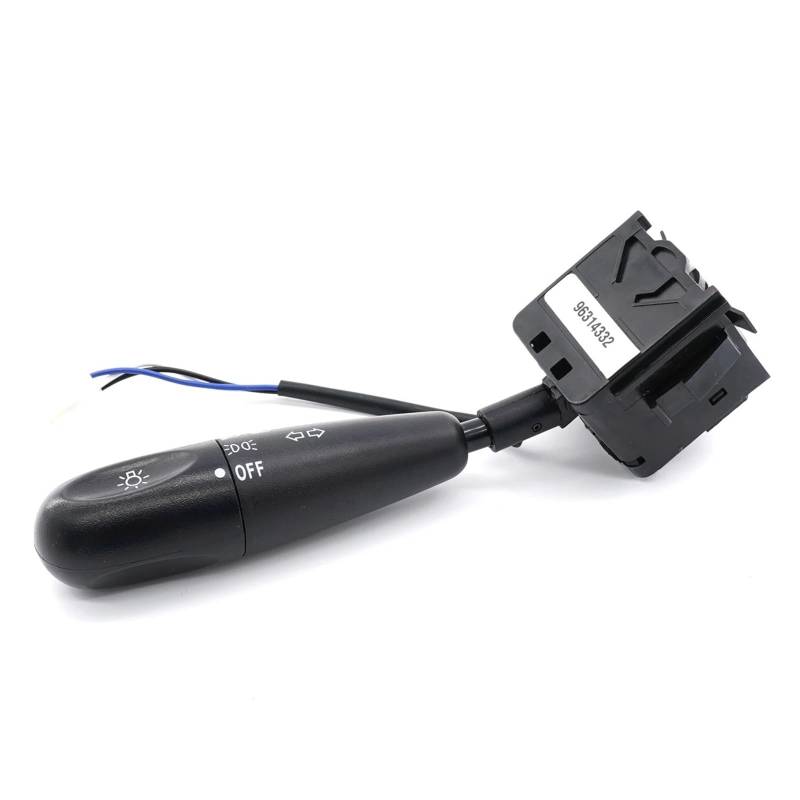 Lenkstockschalter 96314332 Schwarzer Auto-Lenksäulen-Wischer-Kombinationsschalter Passend für Chevrolet Spark Passend für Daewoo Matiz von EGUIAS