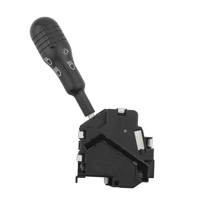 Lenkstockschalter Schwarz oder Grau 7701046629 7701054305 7700822445 Fit für Renault Twingo C06 Lenksäulenanzeigeschalter Licht(A) von EGUIAS