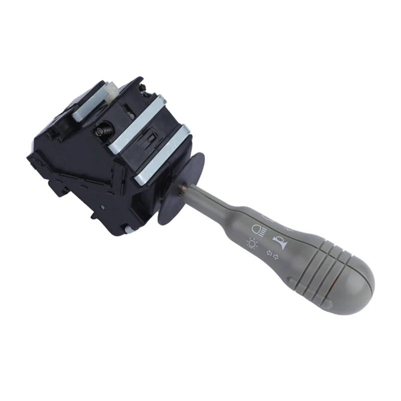 Lenkstockschalter Schwarz oder Grau 7701046629 7701054305 7700822445 Fit für Renault Twingo C06 Lenksäulenanzeigeschalter Licht(Dark Gray) von EGUIAS