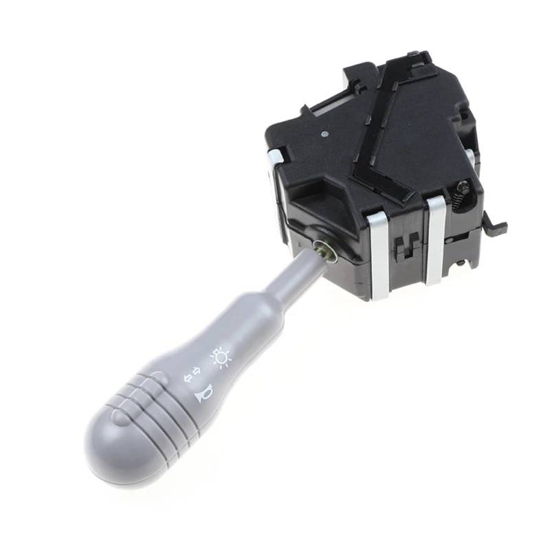 Lenkstockschalter Schwarz oder Grau 7701046629 7701054305 7700822445 Fit für Renault Twingo C06 Lenksäulenanzeigeschalter Licht(Light Gray) von EGUIAS