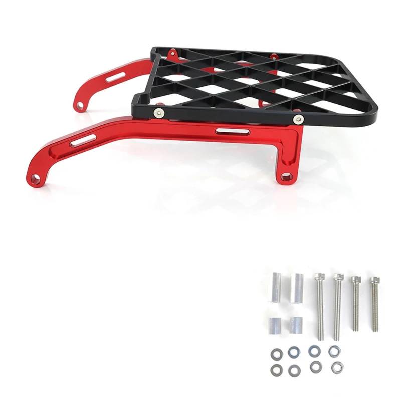 hintere Gepäckträgerhalter Abnehmbare Motorrad-Montage-Rack-Unterstützung passend für Honda CRF250L / CRF 250 L Rally 2012-2021(Red) von EGUIAS