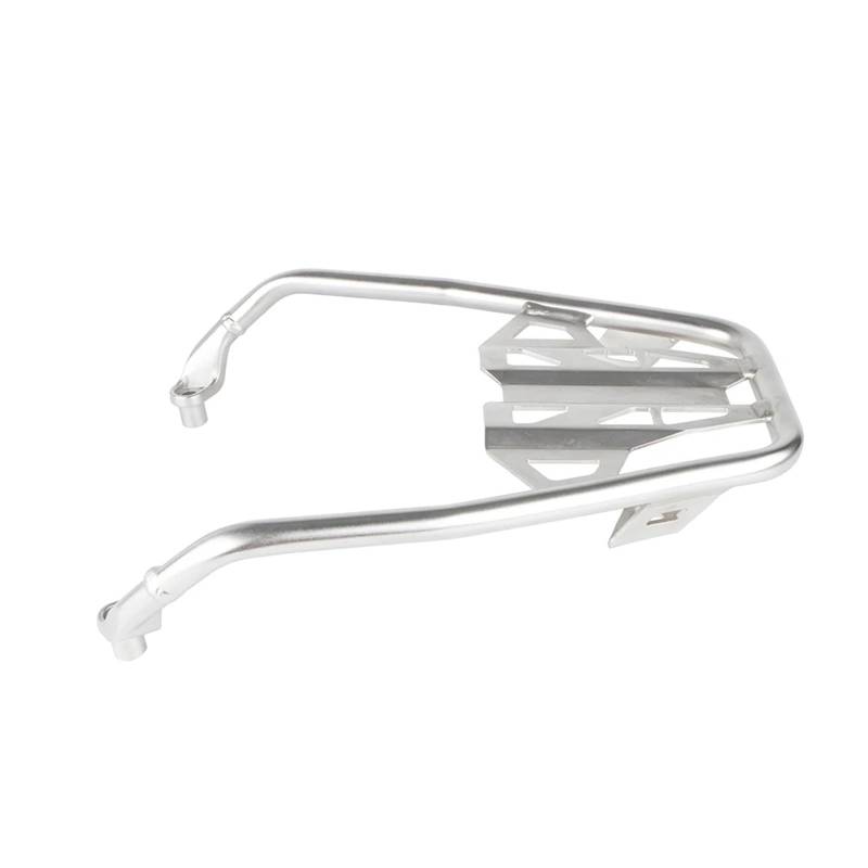 hintere Gepäckträgerhalter Fit Für BMW R1200GS R1250GS LC ADV GS1250 Abenteuer 2014-2023 Hinten Gepäck Top Case Rack Halterung Edelstahl(Silver) von EGUIAS