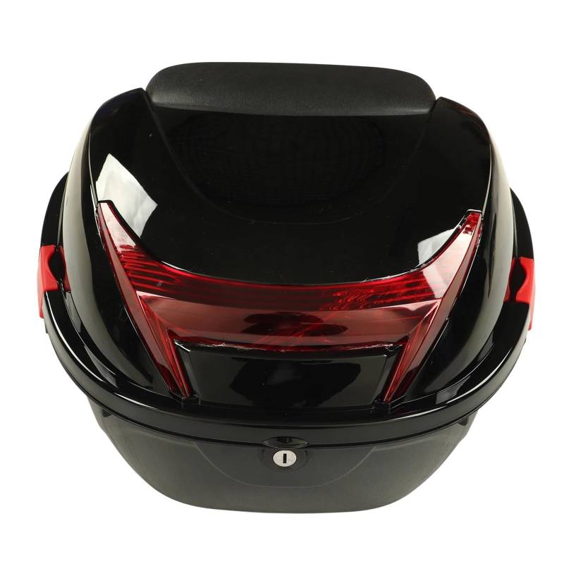 hintere Gepäckträgerhalter Motorrad-Heck-Top-Box Motorrad-Heckkoffer-Aufbewahrungskoffer Wasserdicht Abschließbare Heckbox von EGUIAS