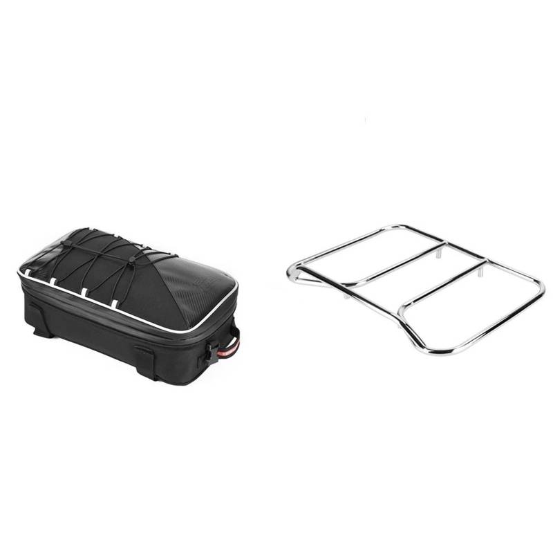 hintere Gepäckträgerhalter Passend für BMW R1200 1250 GS R1200GS R1250GS LC ADV F750 Abenteuer Gepäcktaschen Racks(Purple) von EGUIAS