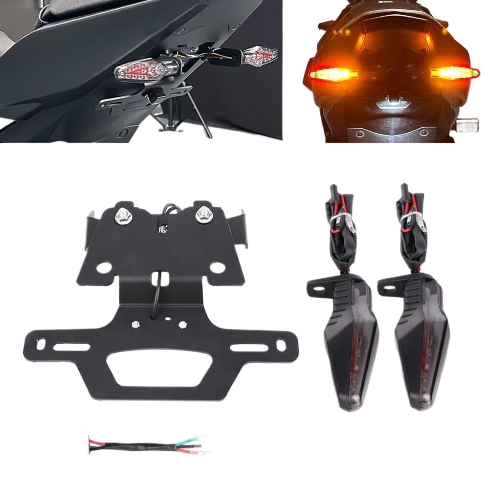 GSX8S GSX8R Kennzeichenhalter Kompatibel mit SUZUKI GSX-8S 8R GSXS8R Motorrad Fender Eliminator Heckhalterung LED-Blinker Bremslicht GSX8S GSX8R Kennzeichenhalter Kompatibel mit SUZUKI GSX-8S 8R GSXS8R Motorrad Fender Eliminator Heckhalterung LED-Blinker Bremslicht von EGXKAOME