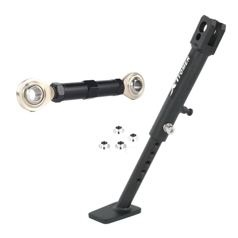 Kompatibel mit H CBR600RR 2007-2025 CBR 600RR Stahl verstellbarer Seitenständer Seitenstütze Motorrad Hinterradaufhängung Tieferlegungsverbindung von EGXKAOME