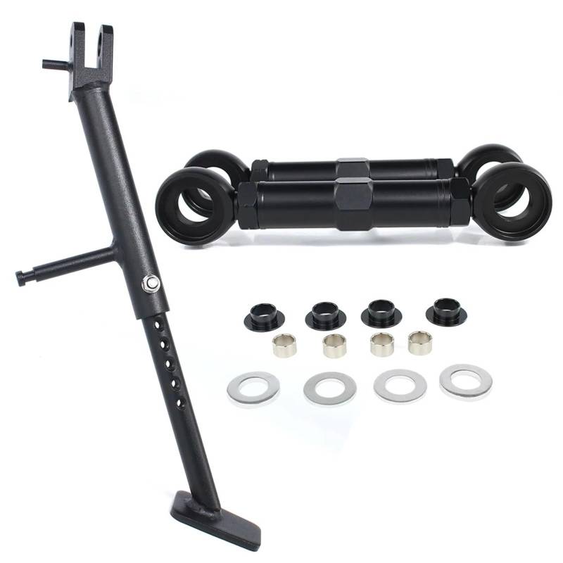 Motorrad Einstellbare Kickstand Seite Stand Kompatibel Mit Kawasaki Ninja 400 2018-2024 Ninja 500 2024 Hinten Suspension Tieferlegungsverbindungen von EGXKAOME