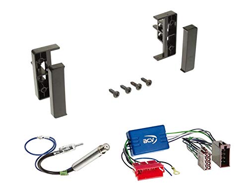 1 Din Radio Einbauset Blende Radioanschlusskabel Antennenadapter für Audi A2 8Z 1999-2005 von EHO