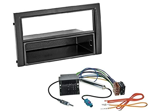 1 Din Radio Einbauset Blende Radioanschlusskabel Antennenadapter für Skoda Fabia (6Y Facelift) 2004-2007 von EHO