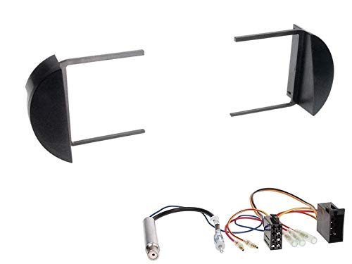 1 Din Radio Einbauset Blende Radioanschlusskabel Antennenadapter für VW New Beetle (9C) 1998-2010 von EHO