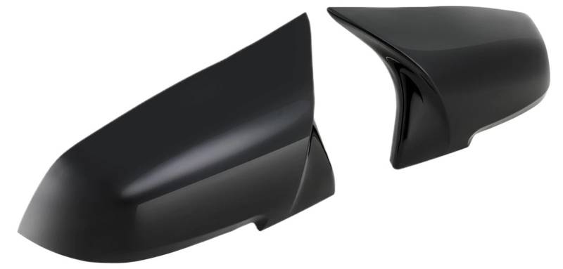 Außenspiegel für 2 Stück Rückspiegel-Abdeckkappen, Carbon-Schwarz, passend für BMW Serie 1, 2, 3, 4, XM 220i 328i 420i F20 F21 F22 F23 F30 F32 F33 F36 X1.(GRAY) von EHYSYN
