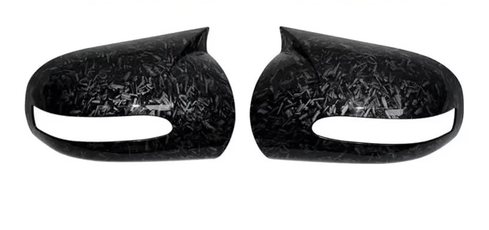 Außenspiegel für Passend für Mercedes-Benz E, C-Klasse W211 W203 2001–2007. Rückspiegelkappen, Seitenspiegelabdeckung.(Forged Grain) von EHYSYN