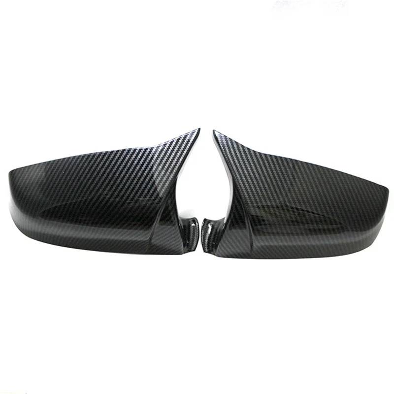 Außenspiegel für Rückspiegel-Abdeckkappen mit Karbonfaser-Muster, passend für BMW 5 6 7 E60 E61 F07 F06 F10 F11 E63.(Carbon One Pair) von EHYSYN