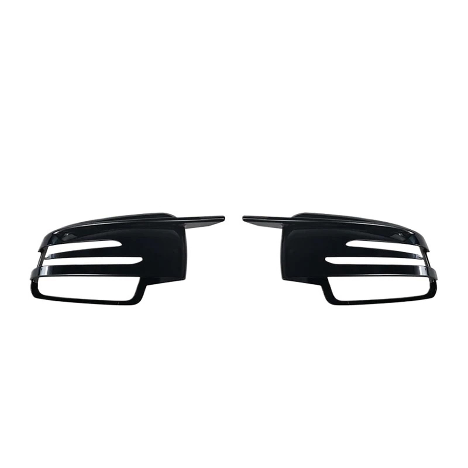 Außenspiegel für Seitenspiegelkappenabdeckungen passend für Mercedes Benz W176 W246 W212 W204 C117 X156 X204 W221 C218 ABCES CLA GLA GLK-Klasse.(Bright black) von EHYSYN